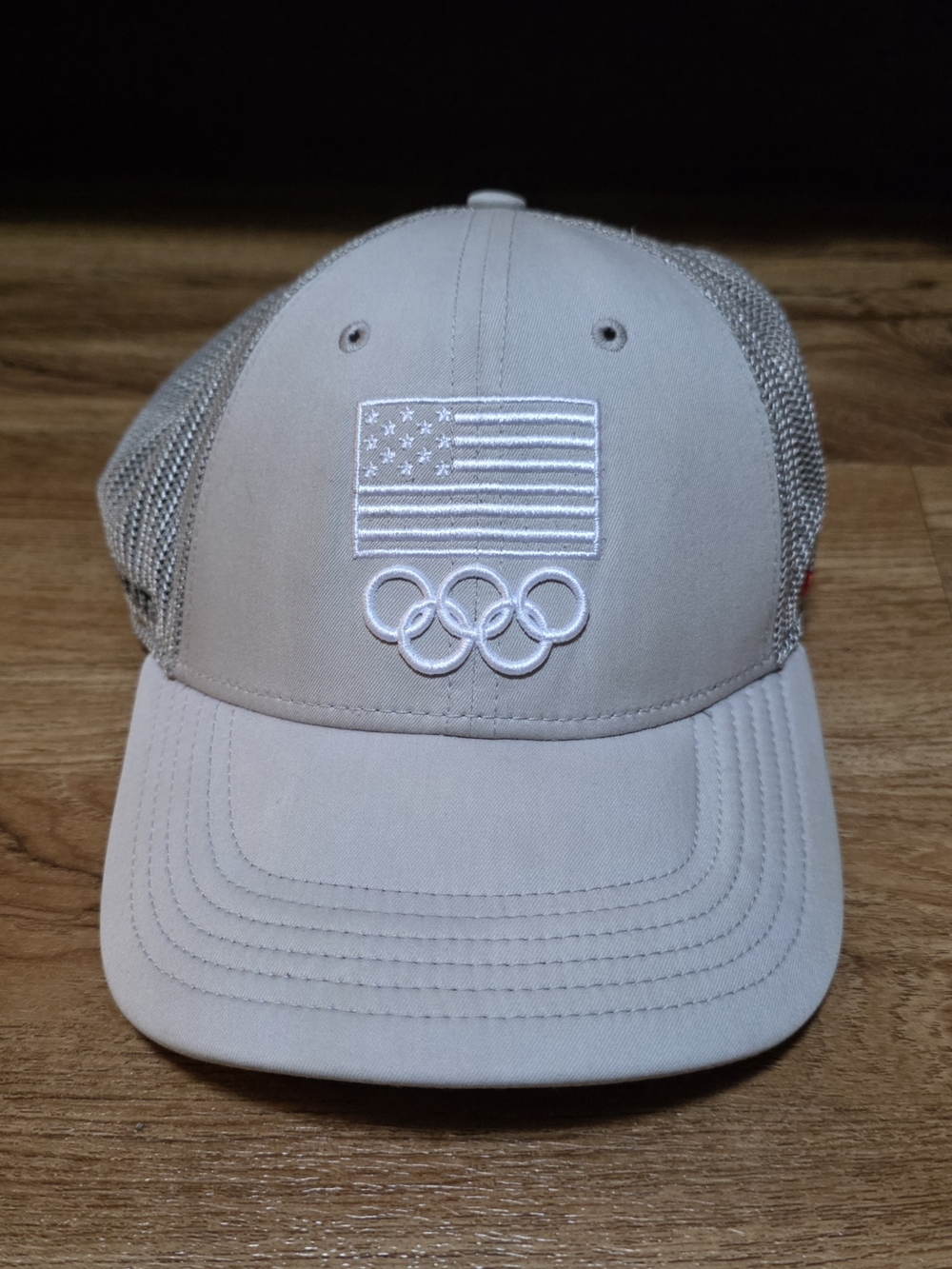 Nike Grey Legacy91 Mesh Back Embroidered USA Flag 2020 Tokyo Olympics Hat